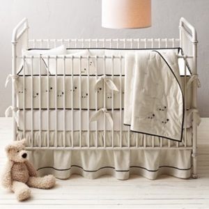 Restoration Hardware Hand-Knotted Sheep Nursery Bedding